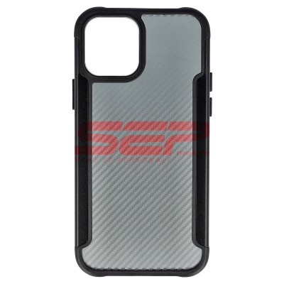 Toc TPU+PC Carbon Fiber Apple iPhone 12 Black foto