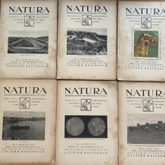Revista Natura anul XIII 1924 - 12 numere - an complet