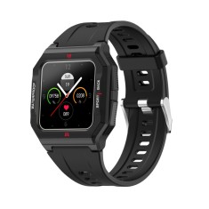 Ceas inteligent sport (smartwatch) FT10, rezistent la apa IP68, ecran 1.3 inch, functii multiple, negru
