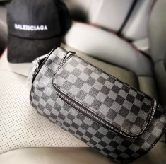 Borseta fotbal-geanta de mana/cosmetice/voiaj Louis Vuitton Damier Graphite LUX foto