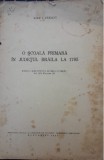 1947, Radu I. Perianu, O scoala primara in judetul Braila la 1795, istorie