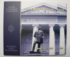 SET DE MONETARIE 2005 +SETUL MIC BNR 2005 . CEL MAI MIC PRET . foto