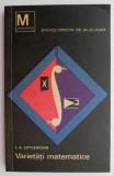 Varietati Matematice - J.E. Littlewood - Carte Matematica