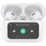 Casti True Wireless Celly Soundled, Display, Noise Canceling, Bluetooth, Alb