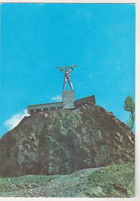 bnk cp Judetul Arges - Zeita luminii - circulata - marca fixa foto