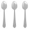 Set Lingurițe Tac&acirc;muri, Inox, 15cm, Triunghiulare, 3 Bucăți