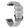Curea silicon compatibila Garmin Forerunner 265, Gri