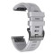 Curea silicon compatibila Garmin Forerunner 265, Gri