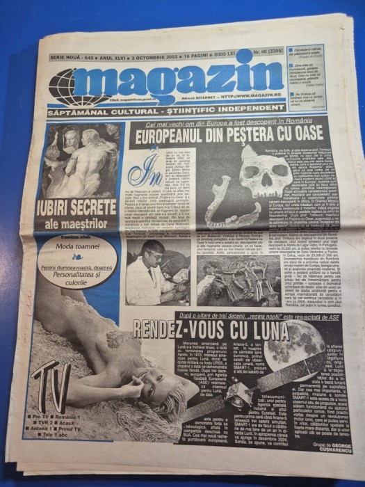 ziarul magazin 2 octombrie 2003