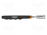 Suport magnetic cu prindere și iluminare LED, braț telescopic NEO TOOLS