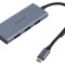 Hub USB USB 3.0 gri 7 porturi 0,15m nichelat