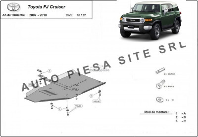 Scut metalic cutie viteze Toyota FJ Cruiser fabricata incepand cu 2007 - 2010 APS-00,172 foto