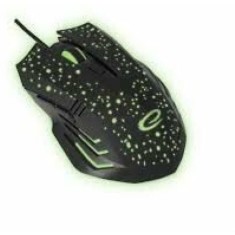 Mouse Optic Gaming Esperanza Galaxy EGM212 2400dpi 1.2m Usb-C Negru/Verde
