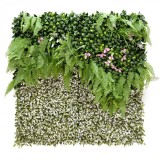 Perete verde din plastic Veilflower 100x100 cm