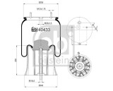FEBI BILSTEIN 40433 Burduf, suspensie pneumatica