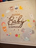 Keepsake Baby Scrapbook (Album cu amintiri pentru bebelusi - carte in limba engleza)
