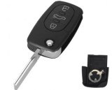 Carcasa cheie Topautochei&reg; pentru Audi A2 A3 A4 A6 A8 B5 RS4 Quattro TT, suport baterie tip CR1616, Fara Brand