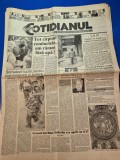 ziarul cotidianul 7 ianuarie 1993 - casa de moda romanita
