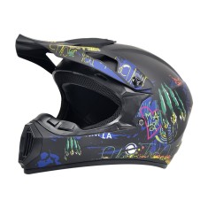 Casca Moto/Enduro, Interior Confortabil, Ventilatie Multipla, pentru Motociclete, Cross, Enduro, ATV, Dirt Bike, FIXATO, Marime S, Multicolor