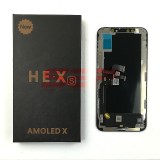 Display LCD Touchscreen cu Rama Apple iPhone XS Negru AMOLED HE-X