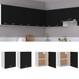 Cumpara ieftin Dulapuri suspendate &ldquo;Lyon&rdquo;, 2 buc., negru, 50x31x60 cm