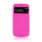HUSA FLIP S-VIEW WINDOW SAMSUNG ACE 3 S7270 PINK