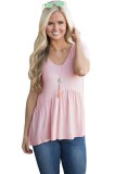 Cumpara ieftin BL905-5 Tricou casual usor evazat in partea inferioara