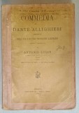 Commedia Dante Aligheri, 1881, Padova, Gravuri - Carte Veche