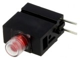 LED Roșu 3mm 20mA 60&deg;