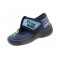 Pantofi profilactici din panza pentru baieti 3F 3FN3B, Bleumarin