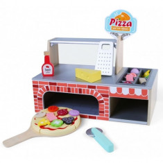 Cuptor Ecotoys Pentru Pizza din Lemn + Accesorii foto