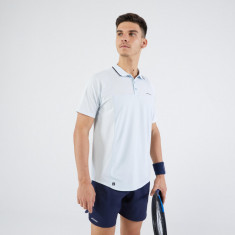 Tricou Polo Tenis DRY Gri-Negru Bărbaţi