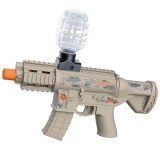Mitraliera de jucarie electrica flippy cu bile de hidrogen de gel, gun bluster, tragere in rafala, varsta peste 6 ani, 2 in 1 bile si ventuze, ochelar
