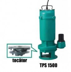 Pompa submersibila de apa murdara cu tocator Taifu TPS1500 foto