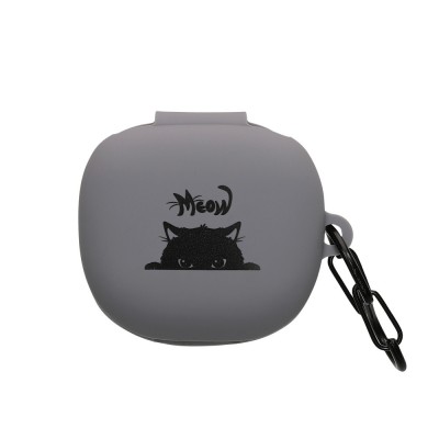 Husa Casti Kwmobile pentru JBL Live Pro 2 TWS, Gri/Negru, Silicon, KWM000020FU002C foto