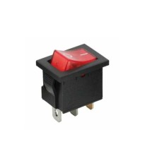 Intrerupator 4 poli 1 buton rosu ON-OFF 250V 6A 250V cu retinere