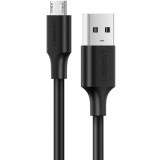 Cablu USB-A la MicroUSB Ugreen US289, 1m, 18W, Incarcare Rapida, Negru