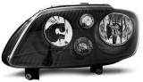 Far VW Touran 05.2004-12.2006 Caddy 3/Life (2K) 03.2004-06.2010 TYC partea Stanga tip bec H7+H7, culoare negru TYC 20-0388-15-2