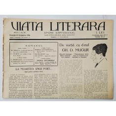 VIATA LITERARA , SAPTAMANAL , ANUL I , NR. 24, 23 OCTOMBRIE , 1926