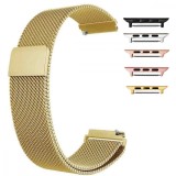 Curea metalica compatibila Apple Watch 9|8|7|6|5|4|3|2|1 Series, 49mm|45mm|44mm|42mm, Milanese Loop, Auriu