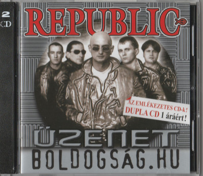 Cd audio Republic Uzenet boldogsag 2 CD EMI Universal Music 2007 sigilat foto