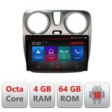 Navigatie dedicataDacia Dokker Android radio bluetooth internet DSP 8Core 4 GB ram carplay android auto 360 CarStore Technology