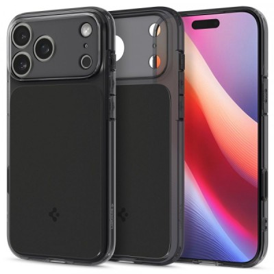 Husa MagSafe pentru Apple iPhone 17 Pro, Spigen, Ultra Hybrid T, Neagra Mata foto