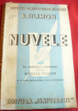 N.Filimon - Nuvele -Ed. Universul 1942 introd. Negulescu-Braniste si N Vatamanu