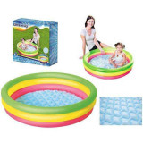 Piscina gonflabila cu 3 inele Bestway 102x25cm