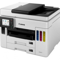 Multifunctional Canon Maxify GX7040, inkjet color CISS, A4, 24ppm Alb-Negru/ 15.5 ppm Color, Duplex, ADF, Wireless, Fax (Alb)