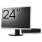 Pachet Calculator Second Hand HP ProDesk 800 G3 SFF, Intel Core i5-7500 3.40 - 3.80GHz, 16GB DDR4, 500GB SSD + 1TB HDD, DVD-ROM + Monitor 24&amp;quot; New