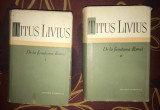 De la fundarea Romei / Titus Livius Vol. 1-2 cartonate cu supracoperta