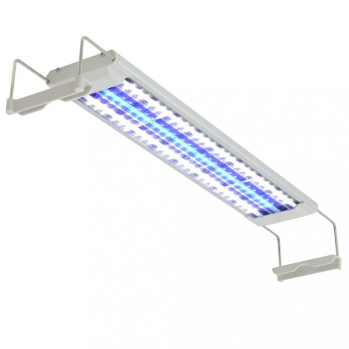 vidaXL Lampă LED de acvariu, aluminiu, 50-60 cm, IP67