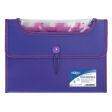 Mapa A4 extensibila cu 12 compartimente,plastic, mov